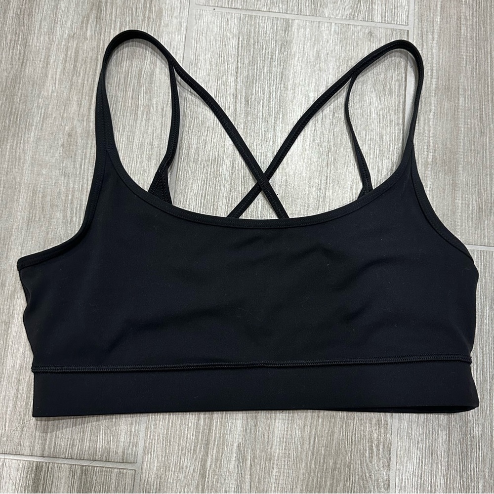 Vuori Mindset Sport Bra - Black - Size L